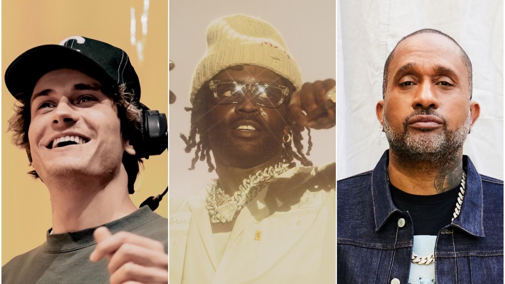 Cole Bennett, Chief Keef and Kenya Barris, side by side — the director, subject and producer of the upcoming Chief Keef documentary.
